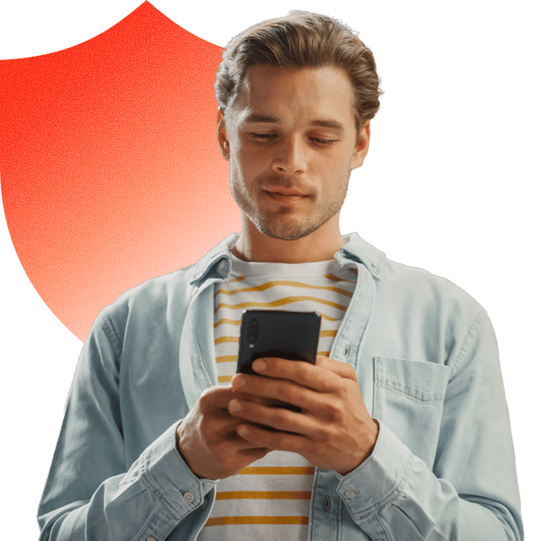 Man with phone